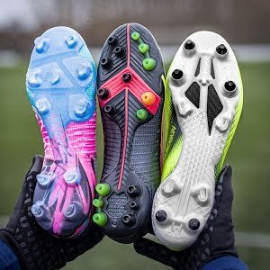 Þessi mynd sýnir þrjár helstu skótegundir fyrir mismunandi undirlög