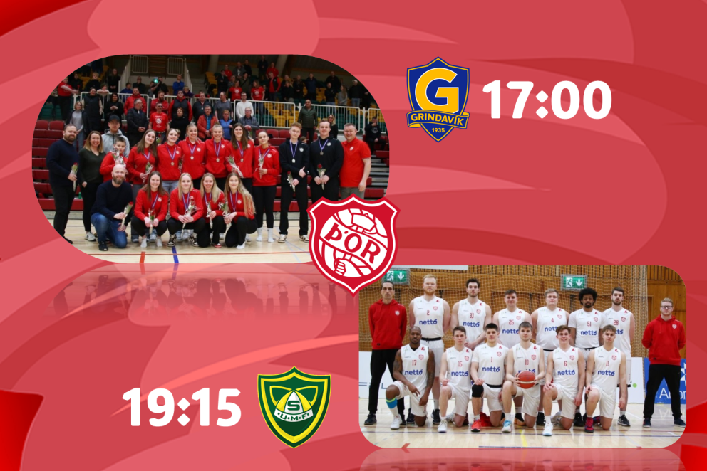 Körfuboltafár í boði í Höllinni í dag.