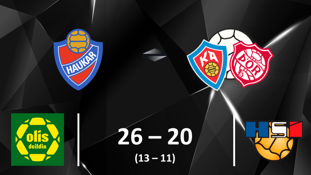 Sex marka tap á Ásvöllum