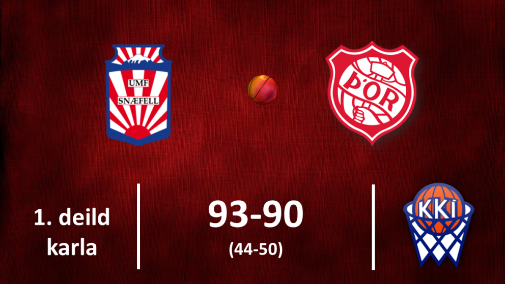 Naumt tap Þórsara í Hólminum