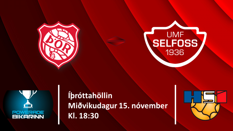 Handbolti: Bikarleikur í Höllinni í kvöld