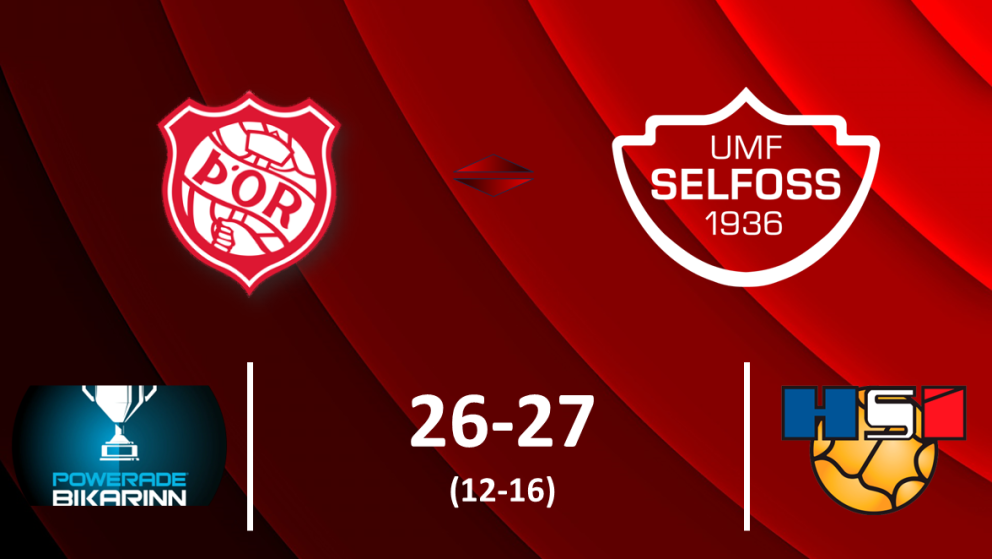 Handbolti: Bikardraumurinn er úti