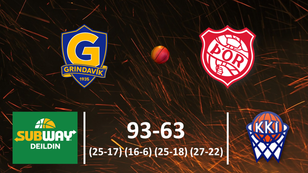 Körfubolti: Skjálftinn okkar megin, sigurinn Grindvíkinga