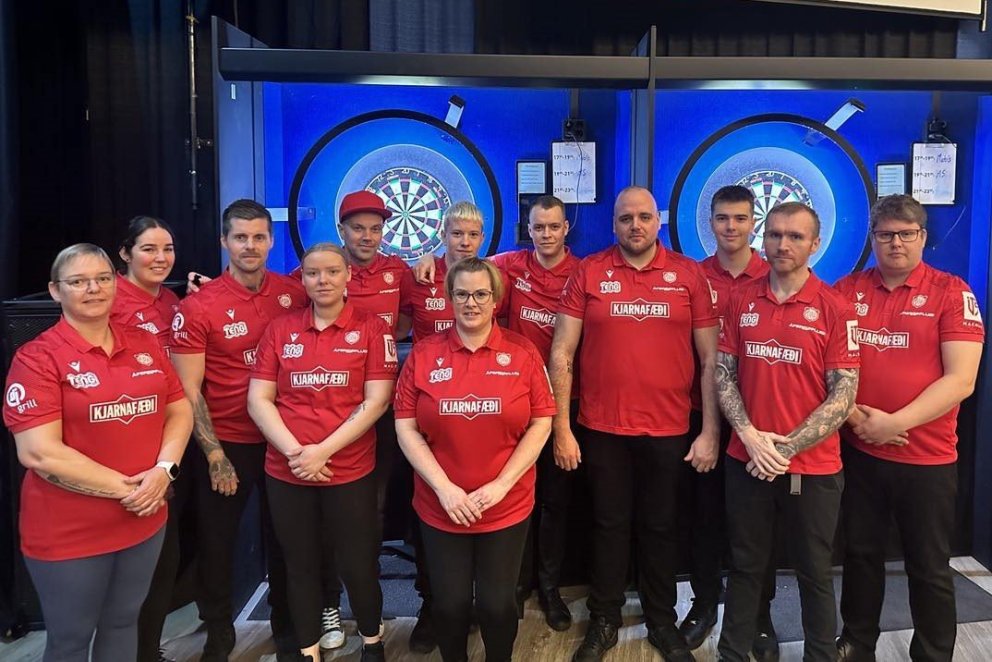 Hópurinn sem stóð í ströngu um helgina: Hrefna Sævarsdóttir, Kolbrún Gígja Einarsdóttir, Friðrik Gun…