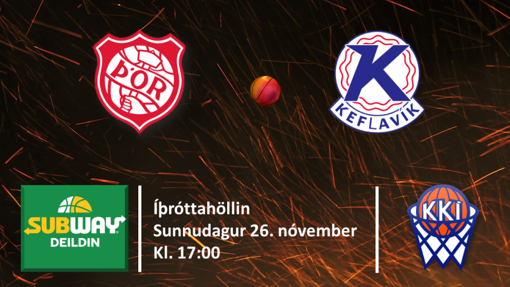 Körfubolti: Þór fær Keflavík í heimsókn í dag
