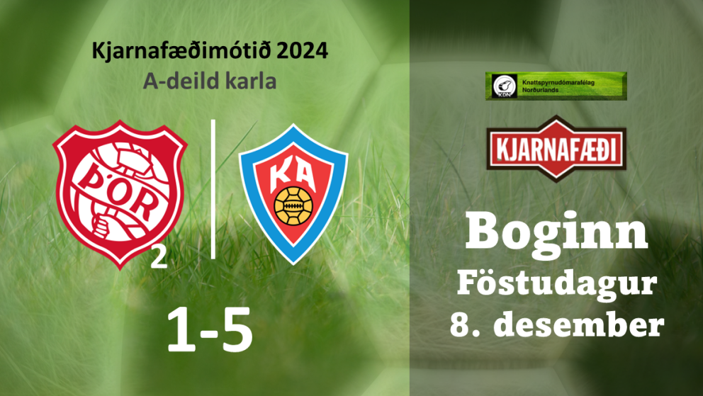 Fótbolti: Kjarnafæðimótið komið af stað