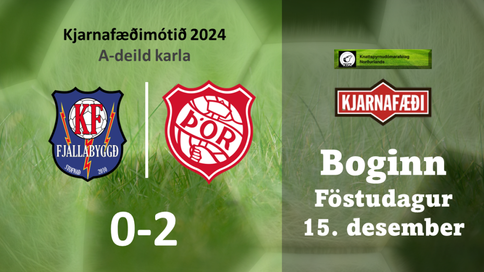 Knattspyrna: Þór vann KF