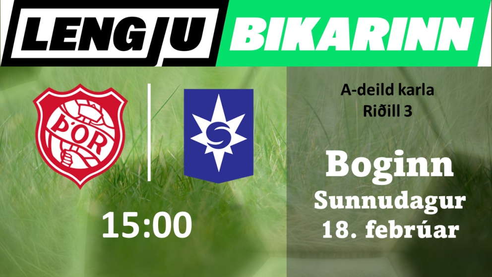 Knattspyrna: Þór tekur á móti Stjörnunni í Boganum