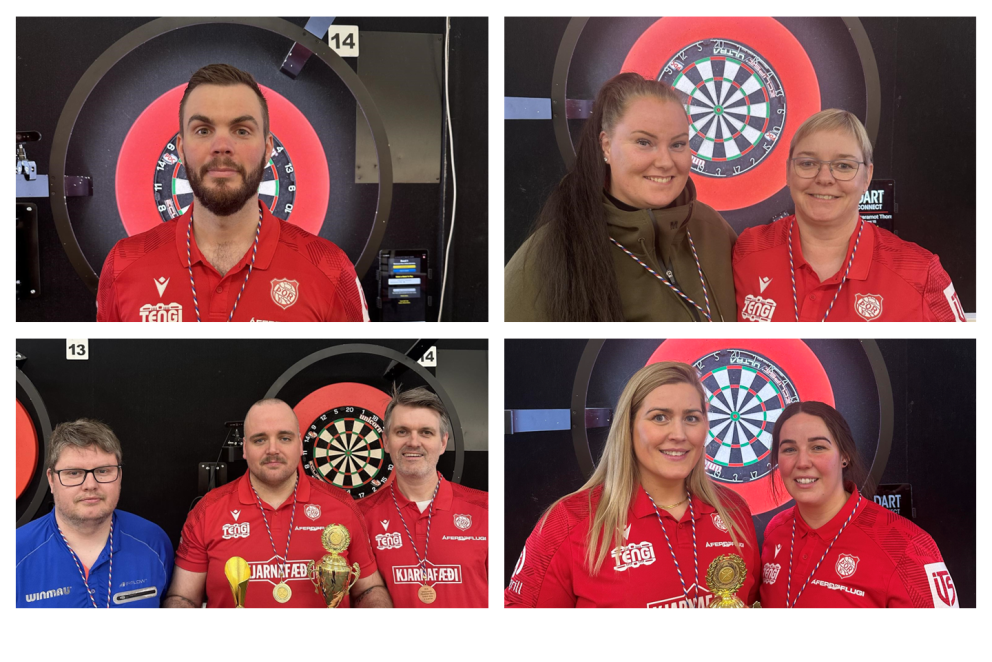 Pílukast: Ólöf Heiða og Óskar félagsmeistarar í krikket