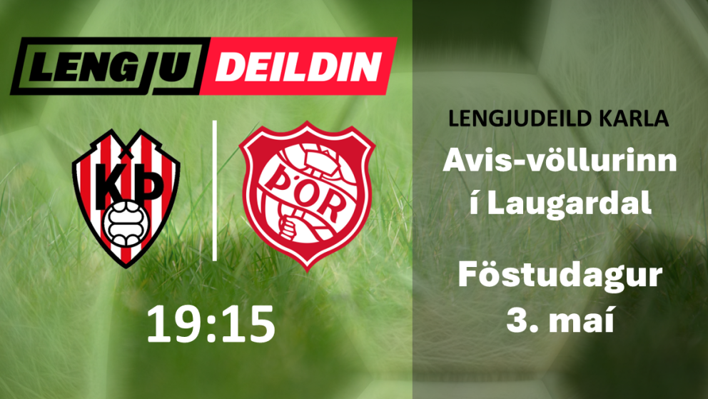 Knattspyrna: Fyrsti leikurinn í Lengjudeildinni í kvöld
