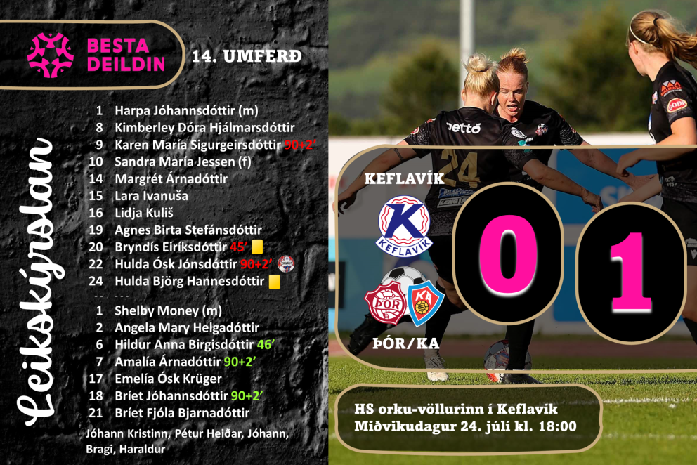 Knattspyrna: Þór/KA vann í Keflavík