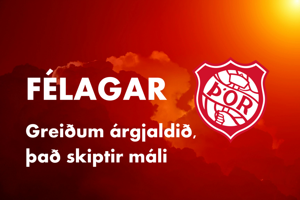 Félagsgjaldið komið til greiðslu