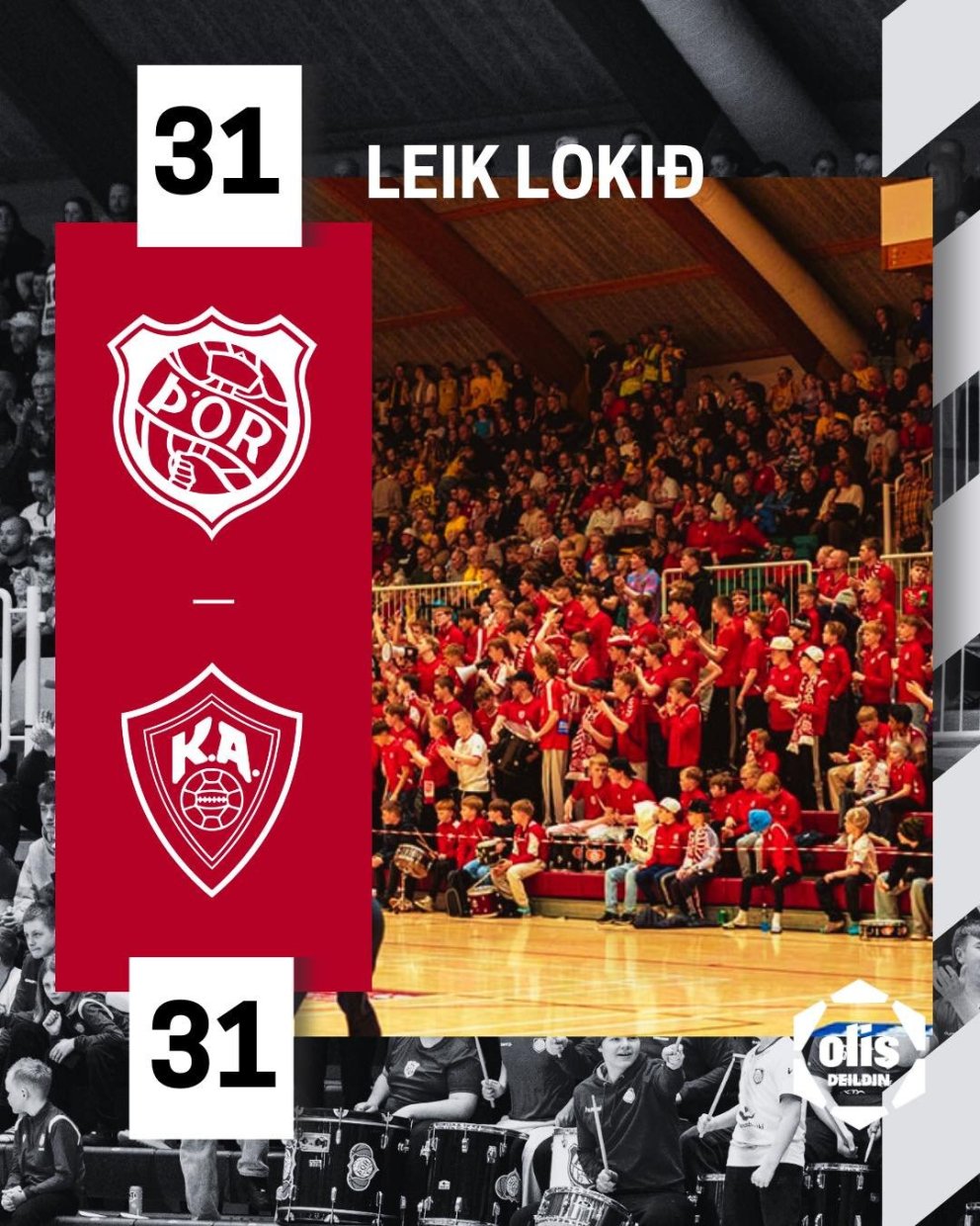 Tímabilinu lokið hjá strákunum í handboltanum