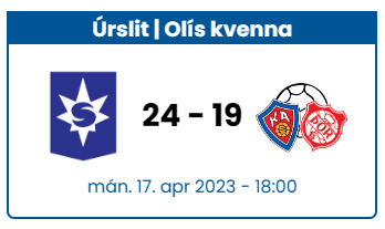 Fimm marka tap í Garðabænum