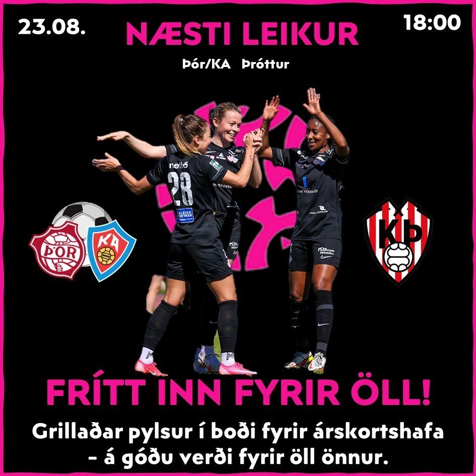 Þessar eru orðnar hundleiðar á stöðunni og ætla sér þrjú stig á morgun!