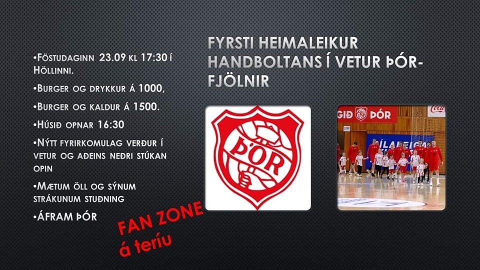 Handboltatímabilið hefst á morgun með fyrsta heimaleik!