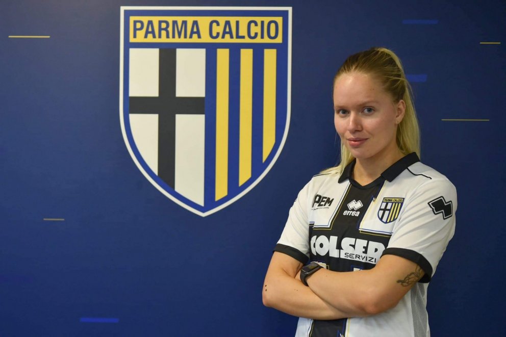 Margrét Árnadóttir komin í Parma-treyjuna.