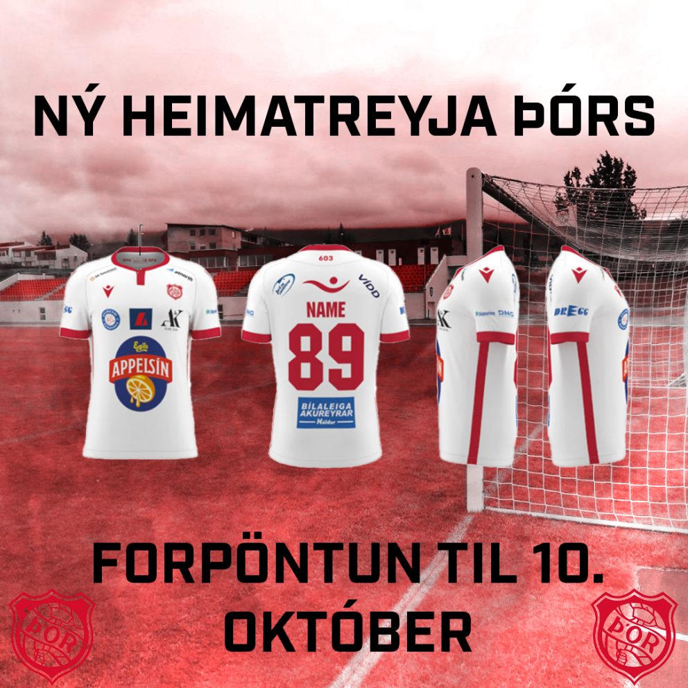 Ný keppnistreyja komin í sölu