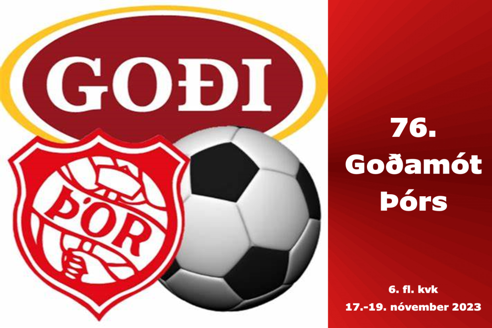 Velkomin á 76. Goðamót Þórs