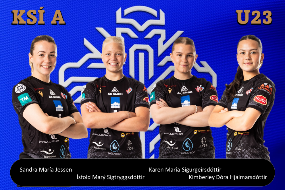 Knattspyrna: Sandra María í A-landsliðinu, þrjár í U23