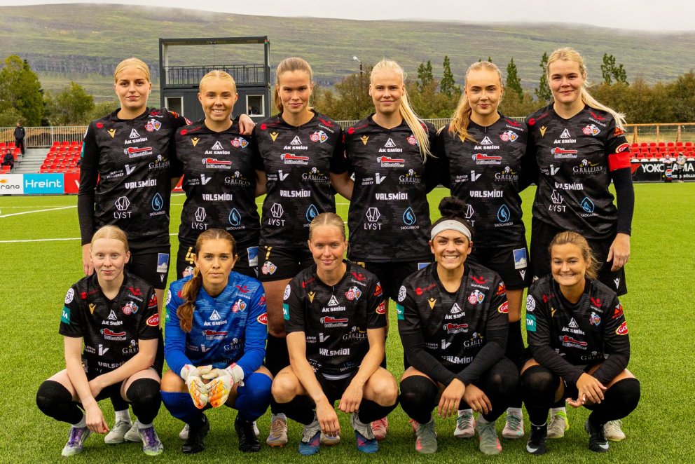 Byrjunarlið Þórs/KA gegn Fram 7. ágúst. Mynd: Ármann Hinrik.
- - -