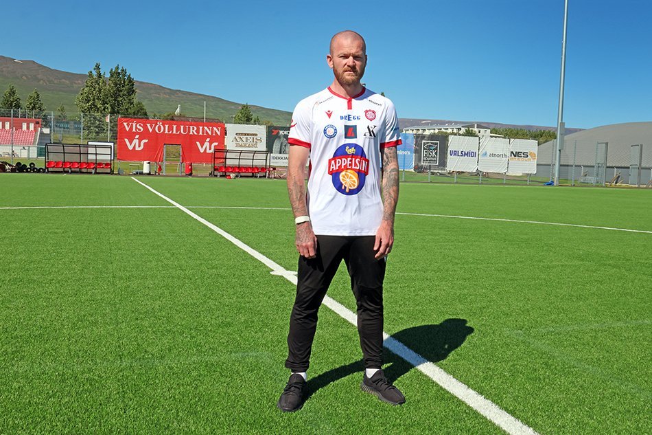 Aron Einar Gunnarsson kominn heim.

Mynd - Skapti Hallgrímsson