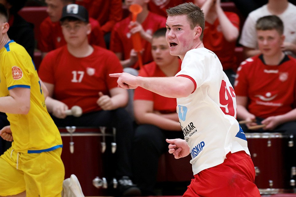 Aron Hólm Kristjánsson skoraði tíu mörk í gærkvöld. Mynd: Skapti Hallgrímsson - Akureyri.net.