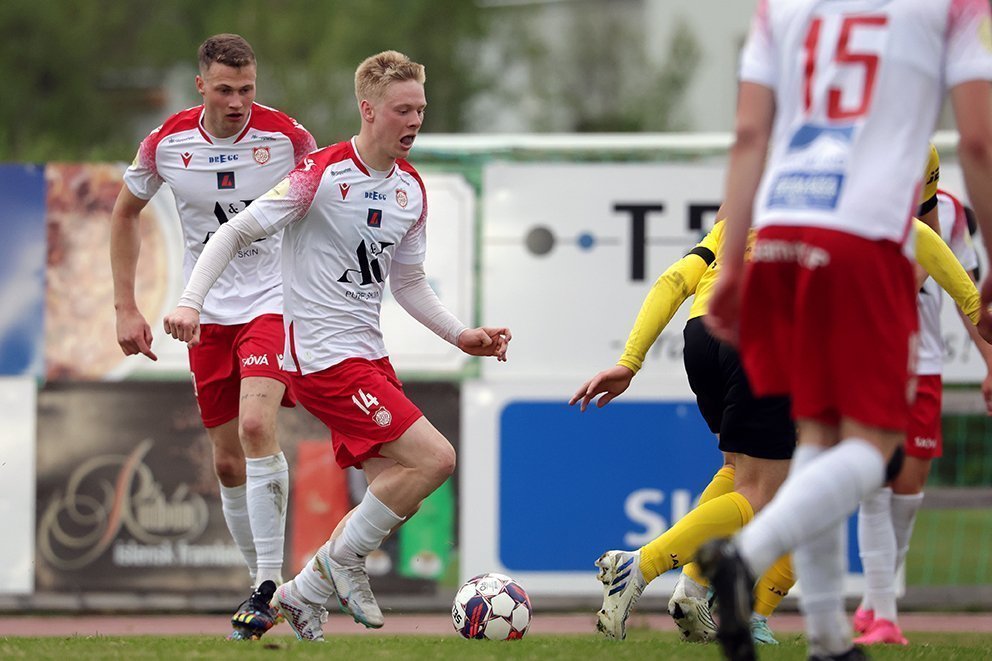 Aron Ingi Magnússon skoraði eina mark Þórs í leiknum. Mynd: Skapti Hallgrímsson - Akureyri.net.