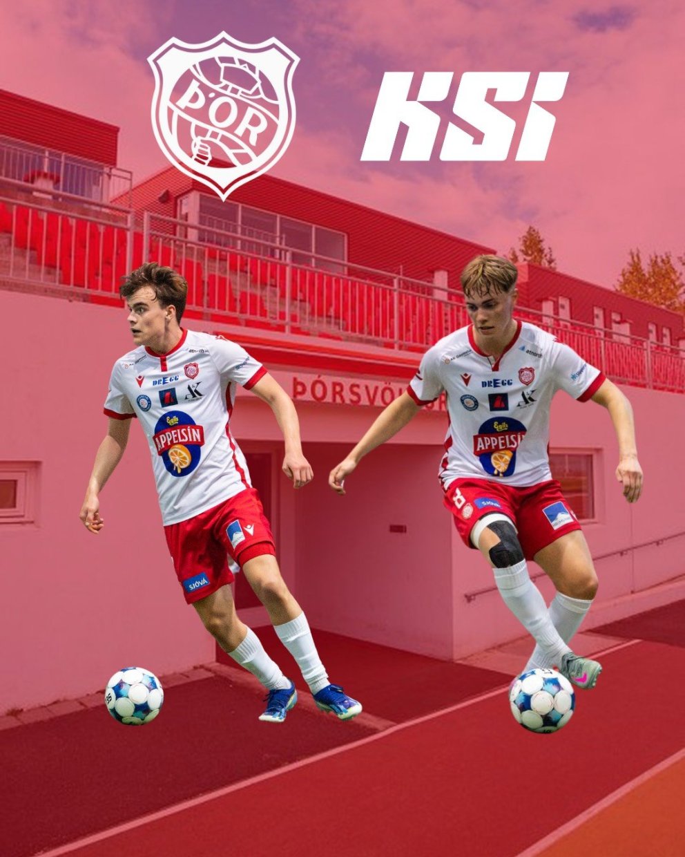 Ási og Einar á leið til Rúmeníu.