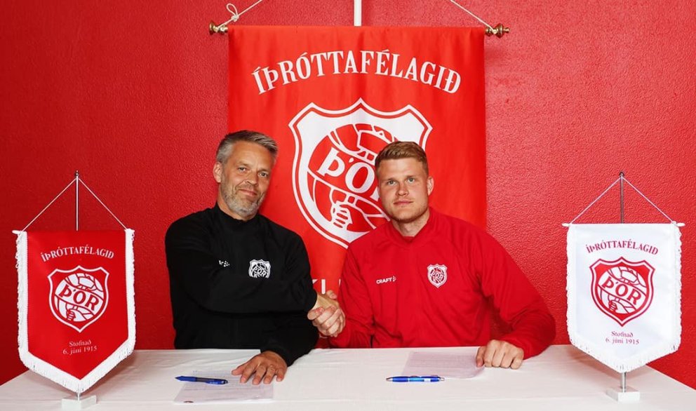 Páll Pálsson og Brynjar Hólm (t.h.)