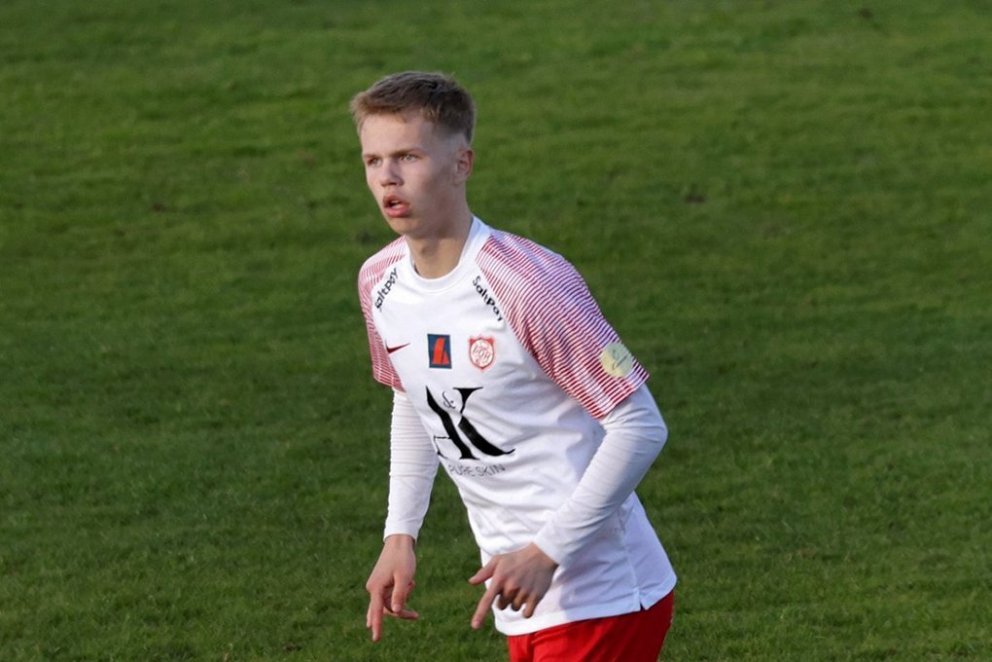 Bjarni með tvennu. Mynd - Skapti Hallgrímsson/Akureyri.net