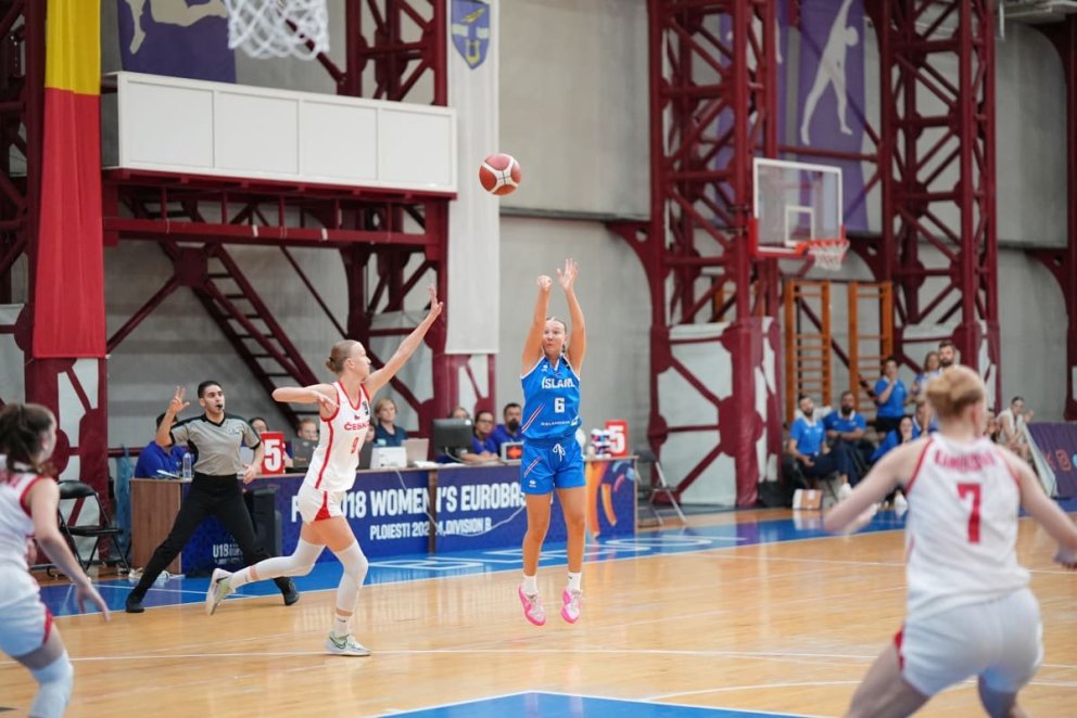 Hanna Gróa í landsliðsbúningi Íslands