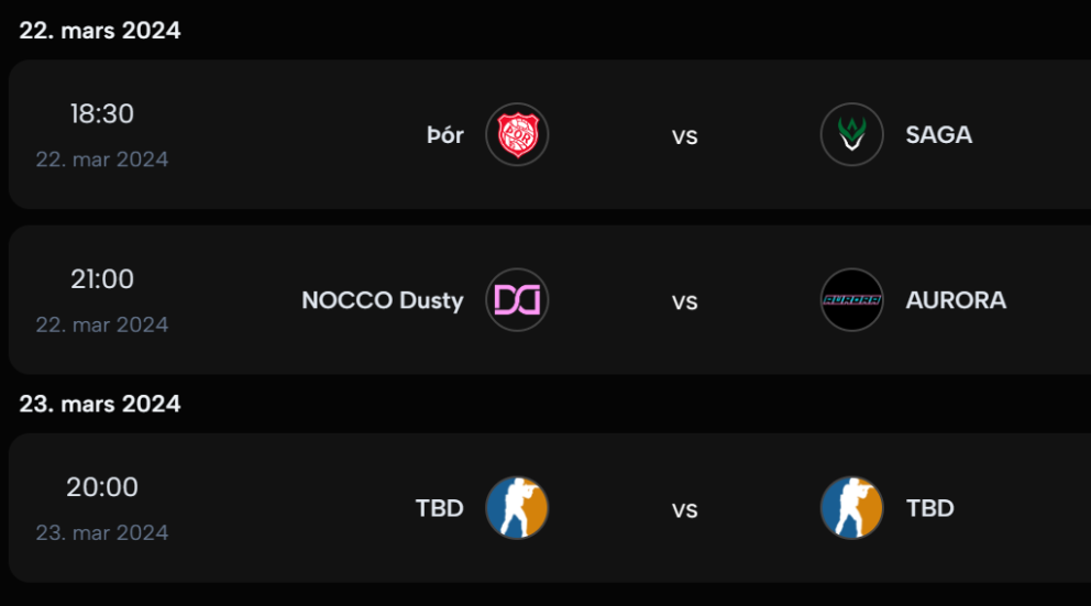 Rafíþróttir: Þór og SAGA mætast í undanúrslitum Stórmeistaramótsins