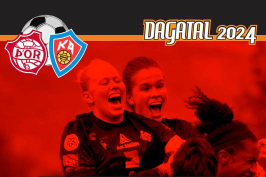 Efri hluti forsíðu dagatals Þórs/KA 2024.