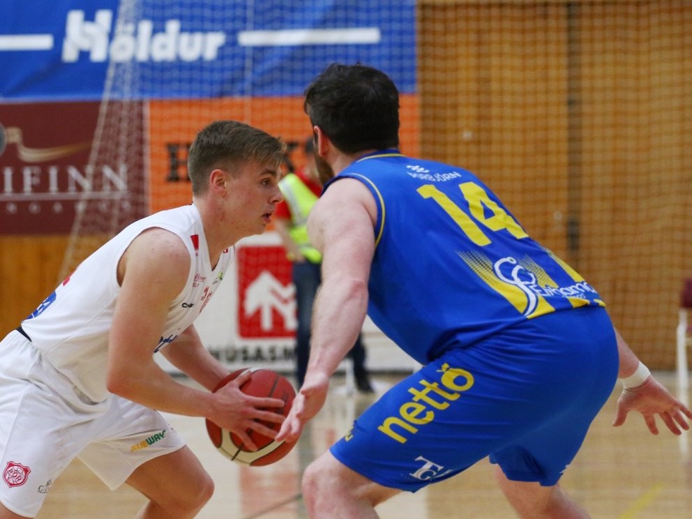 Dúi Þór í leik Þórs og Grindavíkur