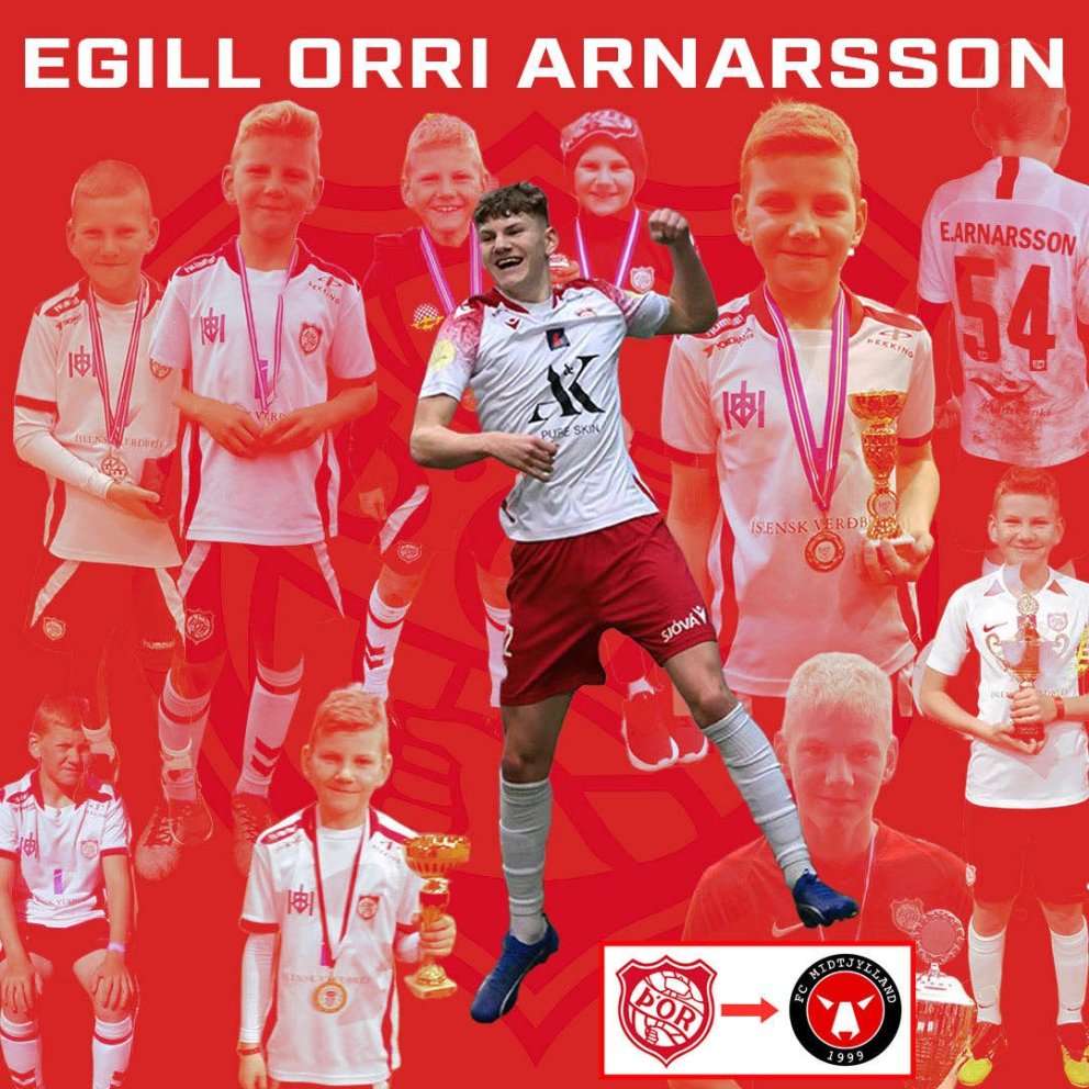 Egill hefur farið upp í gegnum alla yngri flokka Þórs og er í dag á eldra ári í 3.flokki.