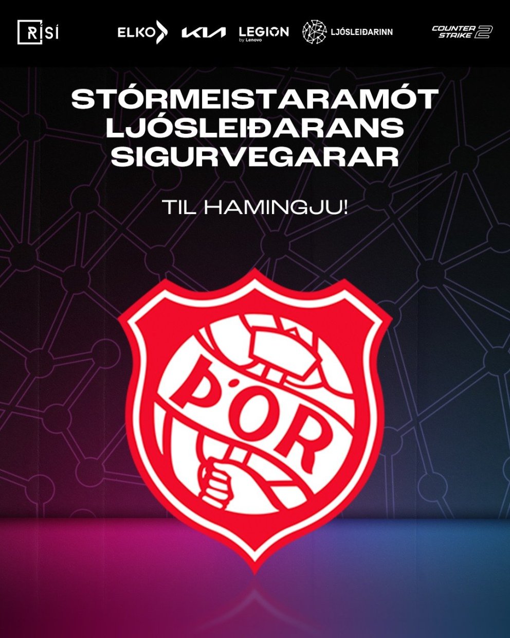 Þór vann Stórmeistaramótið í Counter Strike