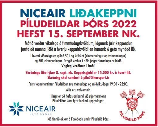 NiceAir liðamót Píludeildar Þórs