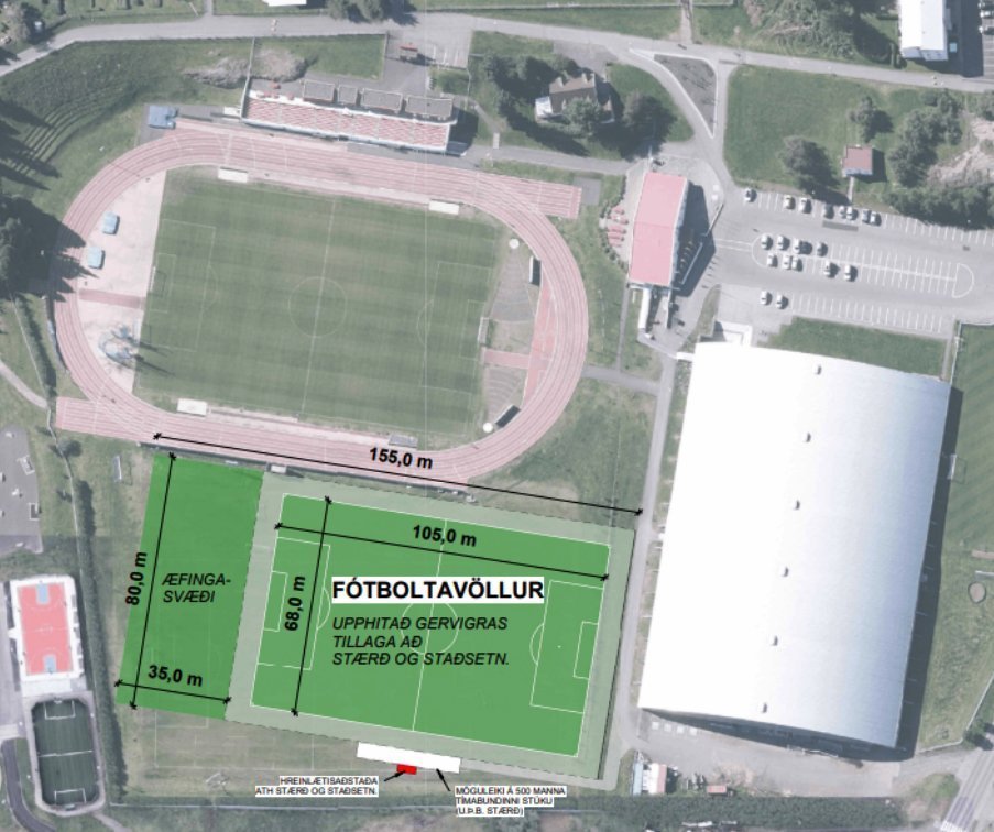 Gervigrasið eins og það er teiknað upp