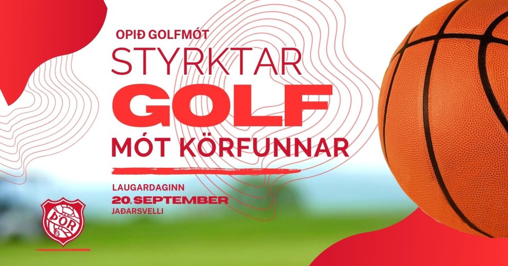Styrktargolfmót körfuboltans á laugardag
