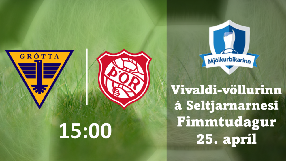 Knattspyrna: Bikarleikur á Seltjarnarnesi í dag