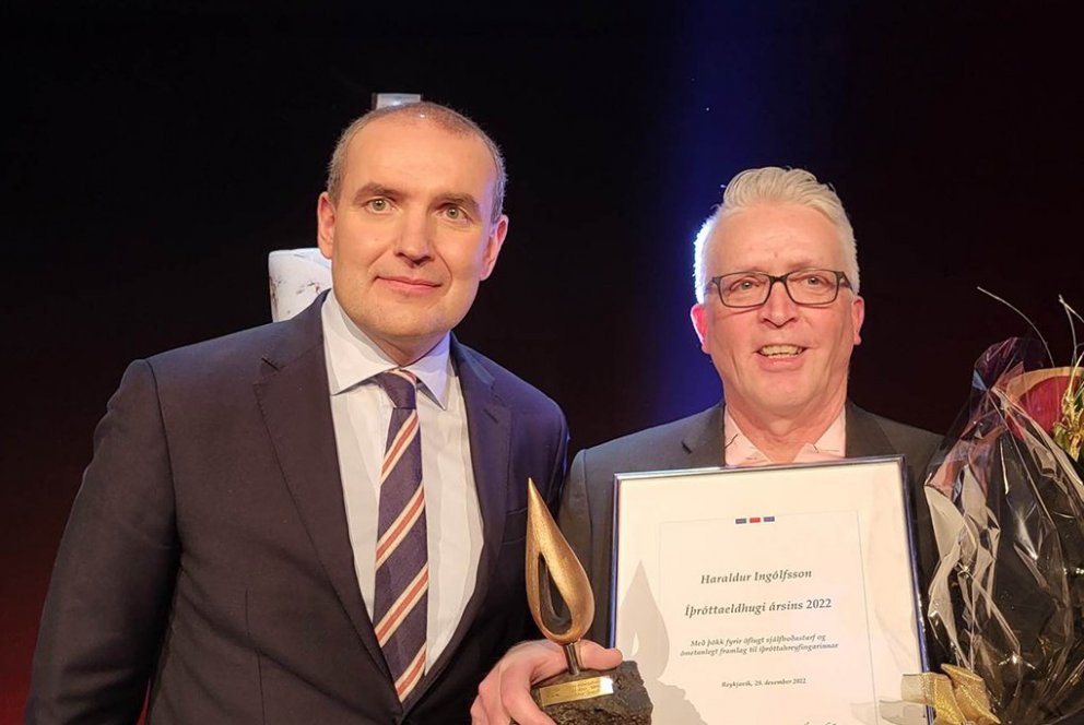 Haraldur Ingólfsson íþróttaeldhugi ársins!