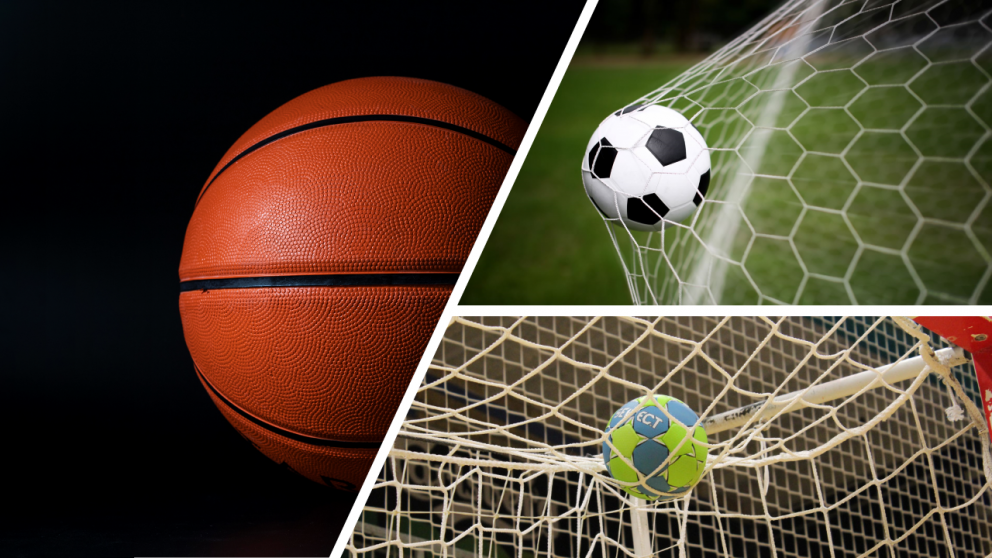 Útileikir í körfunni, heima í fótbolta og handbolta