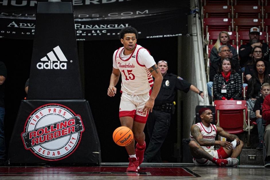 Harrison Butler í leik með SU Thinderbirds. Mynd: suuthunderbirds.com.