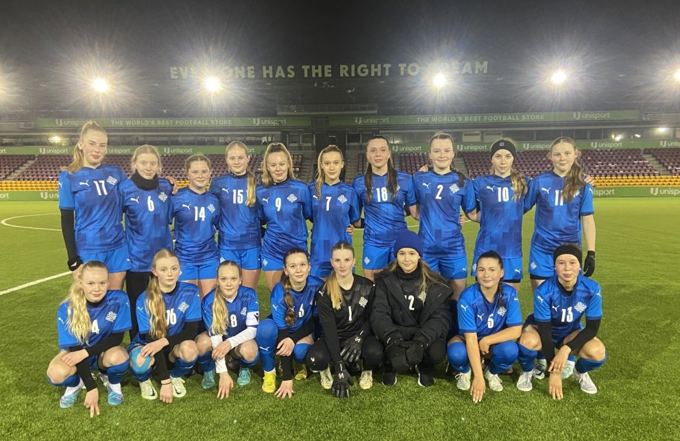 Norðurlandsúrvalið ásamt þjálfurum.