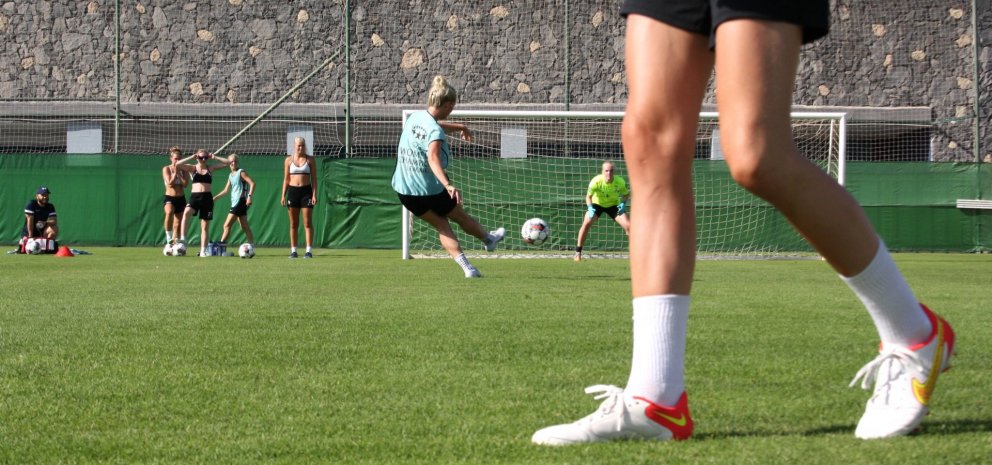 Frá æfingu á T3 - Tenerife Top Training.