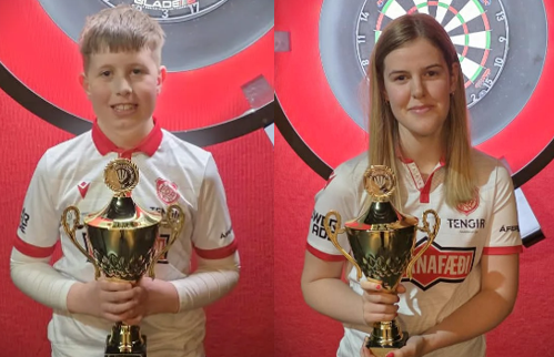 Pílukast: Breki Þór og Hrefna Lind Íslandsmeistarar ungmenna í pílukasti