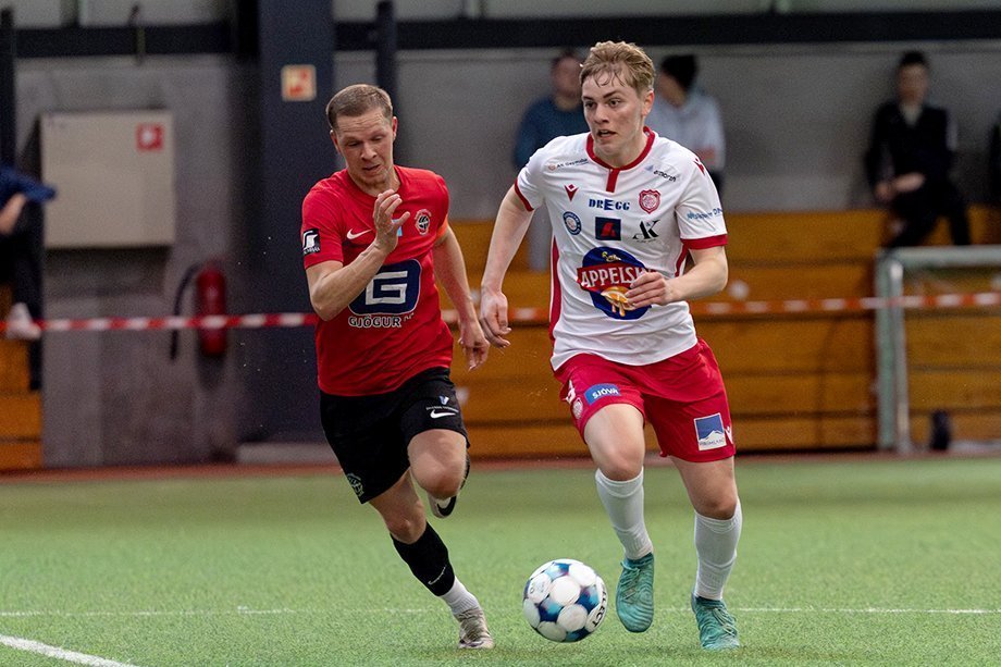 Einar í leik gegn Magna.
Mynd - Akureyri.net