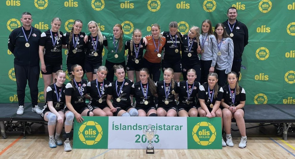 KA/Þór, Íslandsmeistarar í 4. flokki 2023. Mynd: HSÍ