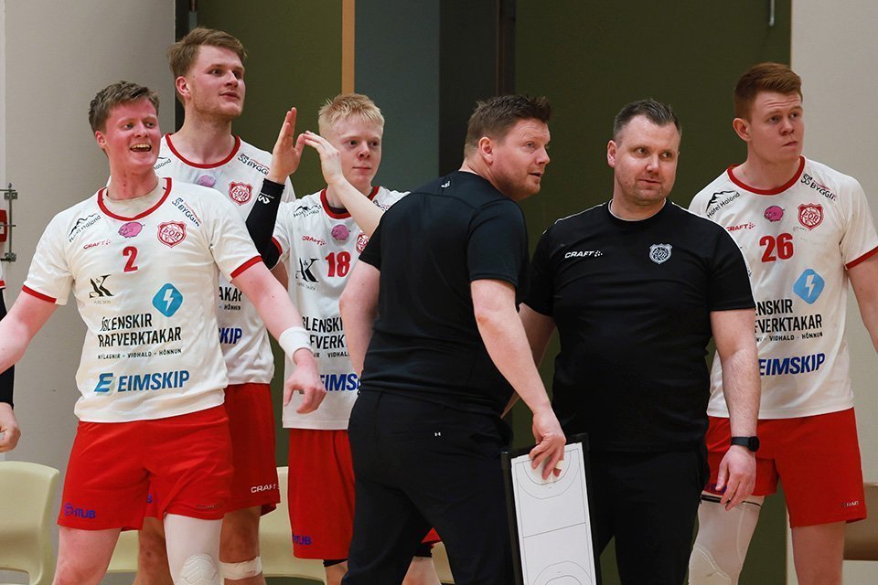 Mynd úr öðrum leik liðanna sem fram fór á Akureyri. Mynd: Skapti Hallgrímsson - Akureyri.net.